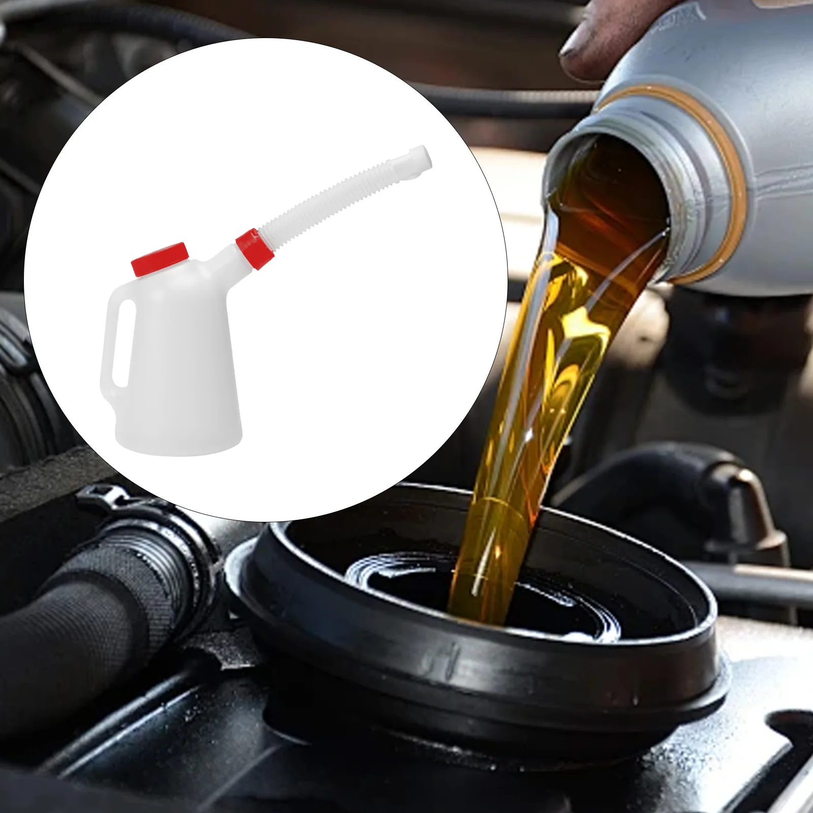 

1,2-5 л автомобильный масляный бак, автомобильный дозатор масла, промышленный автомобильный пылезащитный колпачок, кувшин для моторного масла для автомобильных жидкостей, гаража