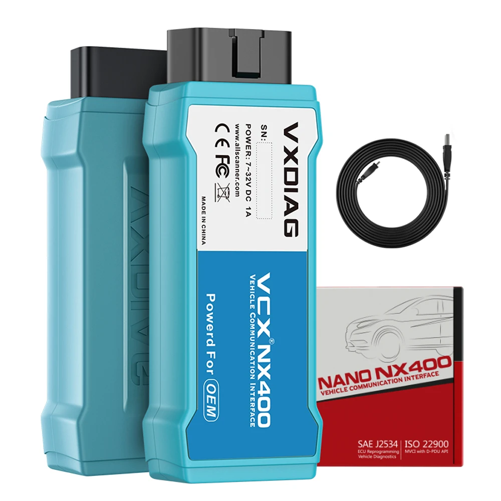 VXDIAG NANO NX400 For Toyota 2000-NOW Car Diagnostic Tools 30 Service Function OBD2 Scanner ECU Programming Lifetime Free Update