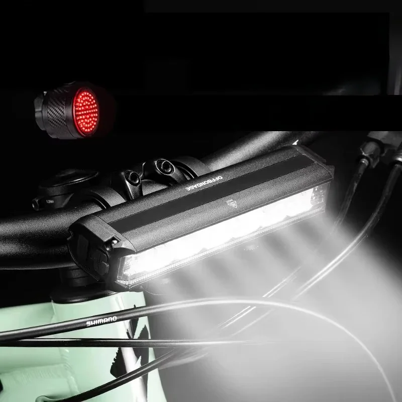 AliExpress OFFBONDAGE Bicycle Light Front Bike Light  Waterproof Flashlight USB Charging MTB Road Cycling Lamp Accessories