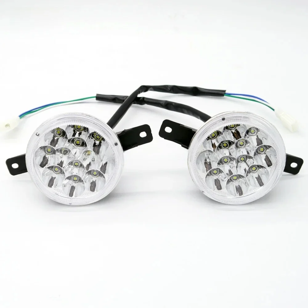 AliExpress JLMOTO 1Pair/2pcs 12V LED Front Light of Jinling 110cc 150cc 200cc ATV Quad Bike JLA-13T-2 JLA-13-10 ArmadA ATV150B Parts