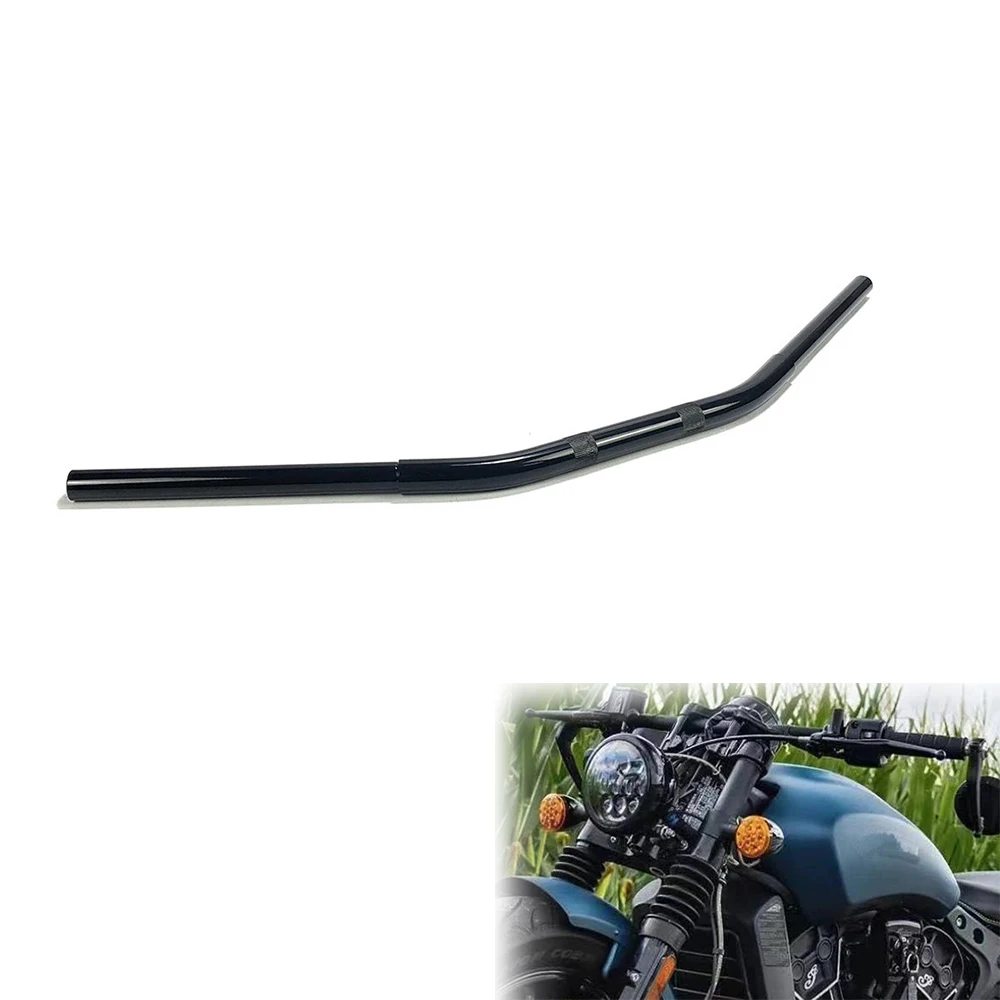 

Motorcycle 1 inch Handlebar Handle Bar 7/8'' 22mm Zero Drag Bar For Indian Scouts Hussar Bobber Custom Handlebar Steering Wheel