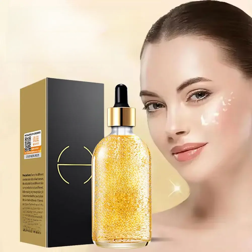 30ml 24K or visage sérum ton de peau acide hyaluronique Essence hydratante or peau sérum crème d'eau