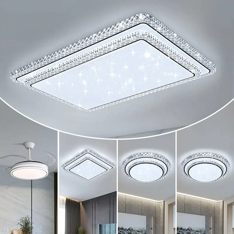 Volledig spectrum woonkamer led-plafondlamp slaapkamer huis licht luxe moderne eenvoudige verlichting oogbescherming lamp - afbeelding 2