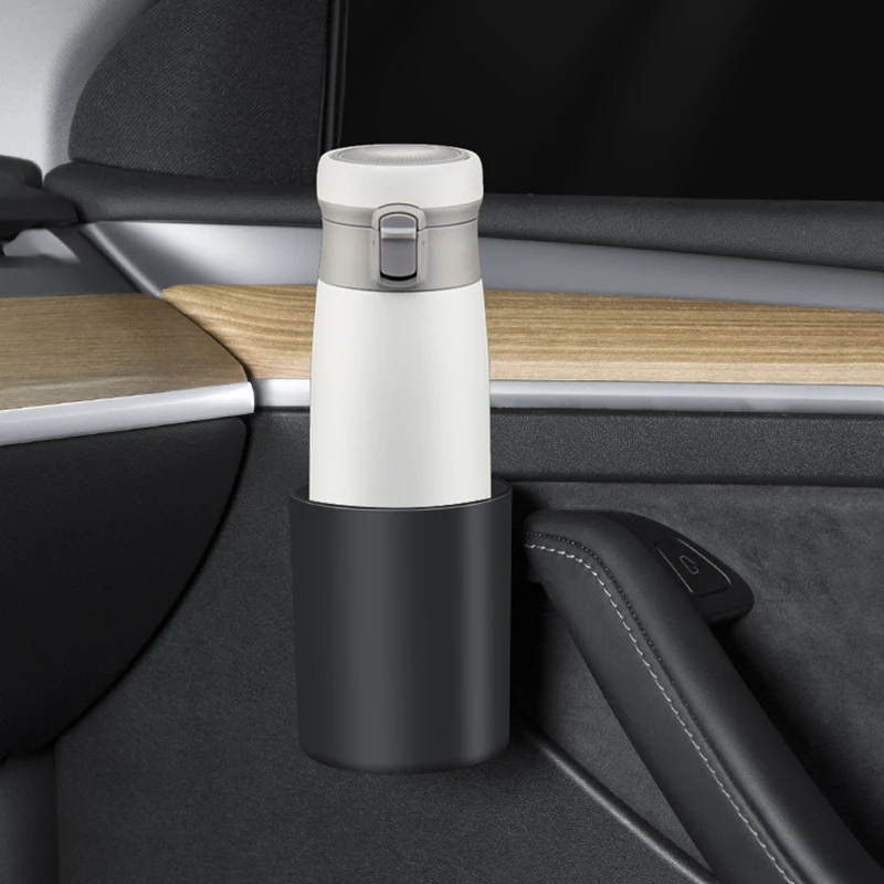 Auto-Türbecherhalter für Tesla Model 3 Y Highland Juniper 2025 2026 4 Stück Wasserbecher Flaschenhalter Getränke-Aufbewahrungsbox Rack Auto-Zubehör – Detail 5