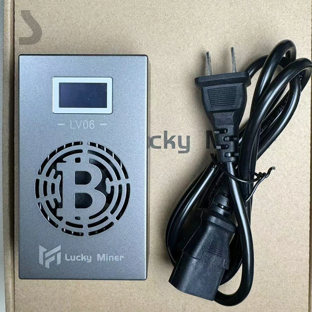 Lottery Miner Lucky Miner LV06 BTC BCH BSV DGB WIFI SHA256 504GH/S BM1366 solo miner Noise Home crypto miner