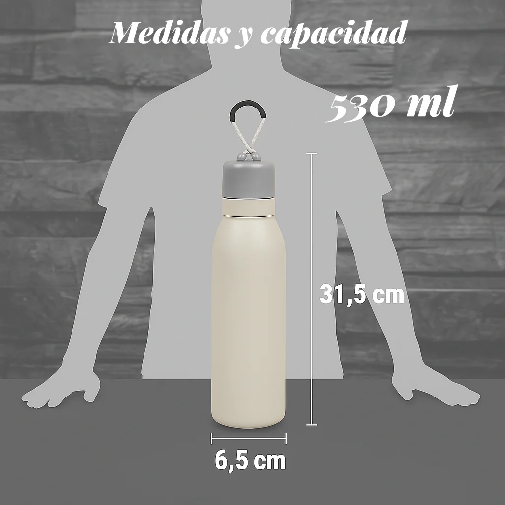 اكتشف الزجاجة الحرارية من الفولاذ المقاوم للصدأ Rr-37 سعة 530 مل مع صنبور للشرب المباشر وقش، مصممة لتوفيرك مع الراحة والأناقة في كل رشفة. يمنحك الفتح المزدوج للشرب مباشرة، استخدامه. #6