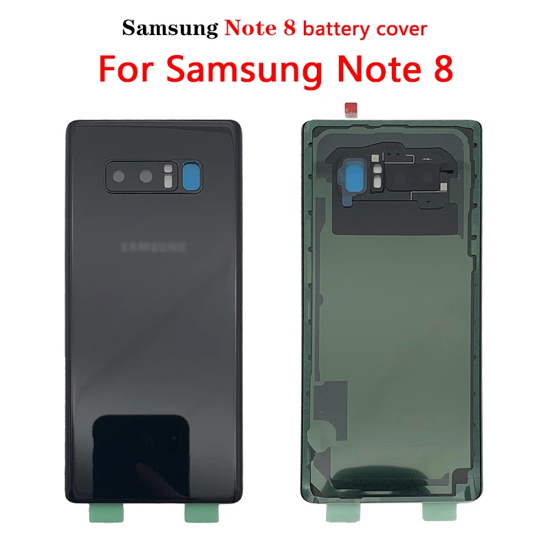 

Back Battery Cover Note8 Glass Housing For Samsung Galaxy Note 8 Note8 N950 SM-N950F N950FD N9508 Back Rear Glass Case