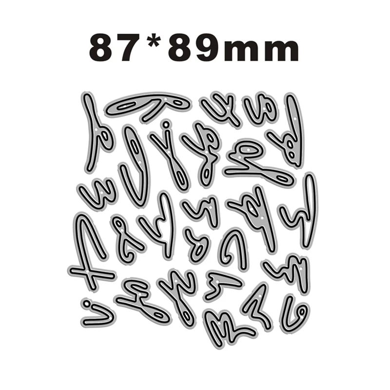 New Embellished Text And Pictures Craft Embossing Mold 2022 Metal Cutting Dies for DIY Decorative Scrapbooking Album Card Making