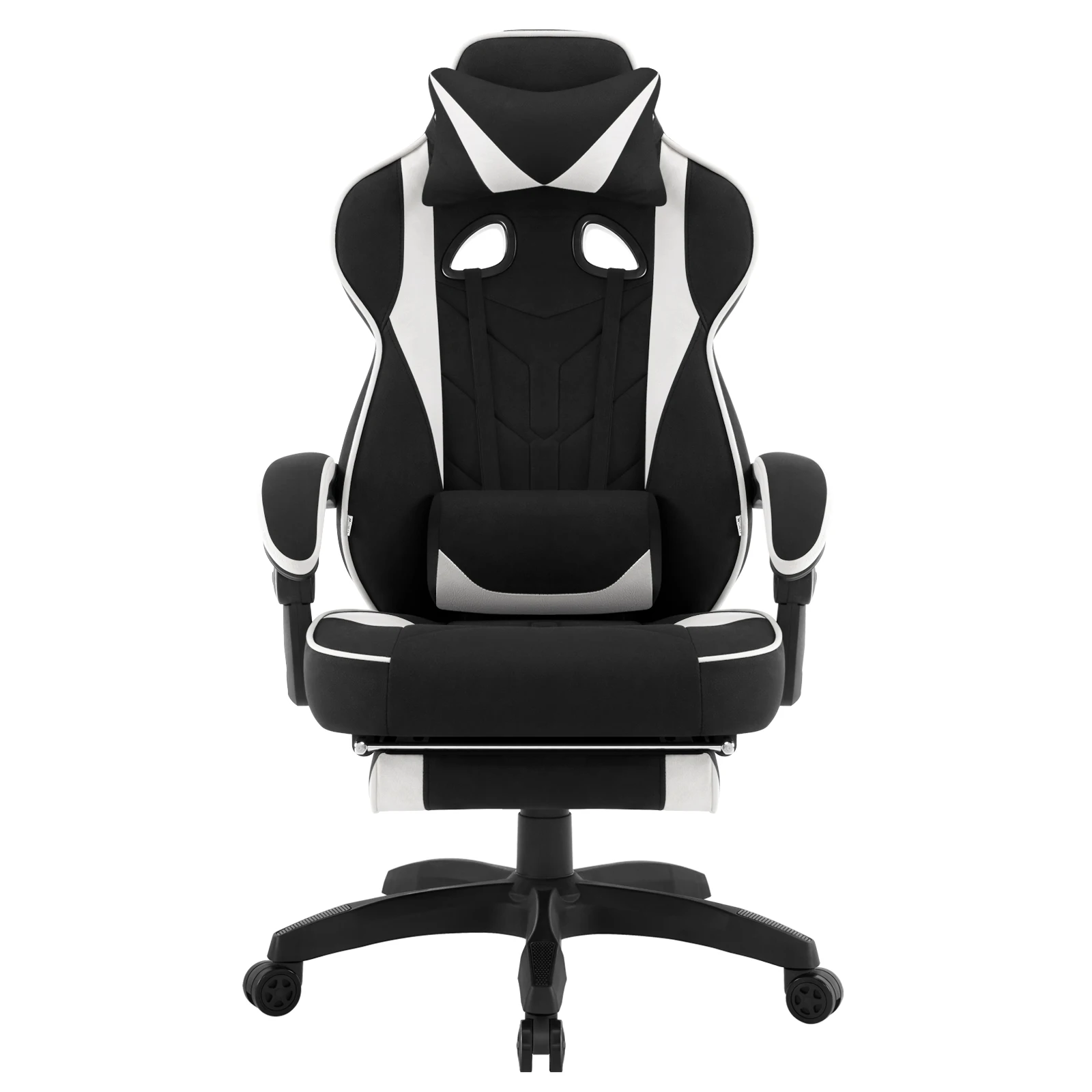 Executive Office Chair Breathable Gaming Chair Ergonomic Gamer Computer Chair with Lumbar Cushion Headrest Footrest