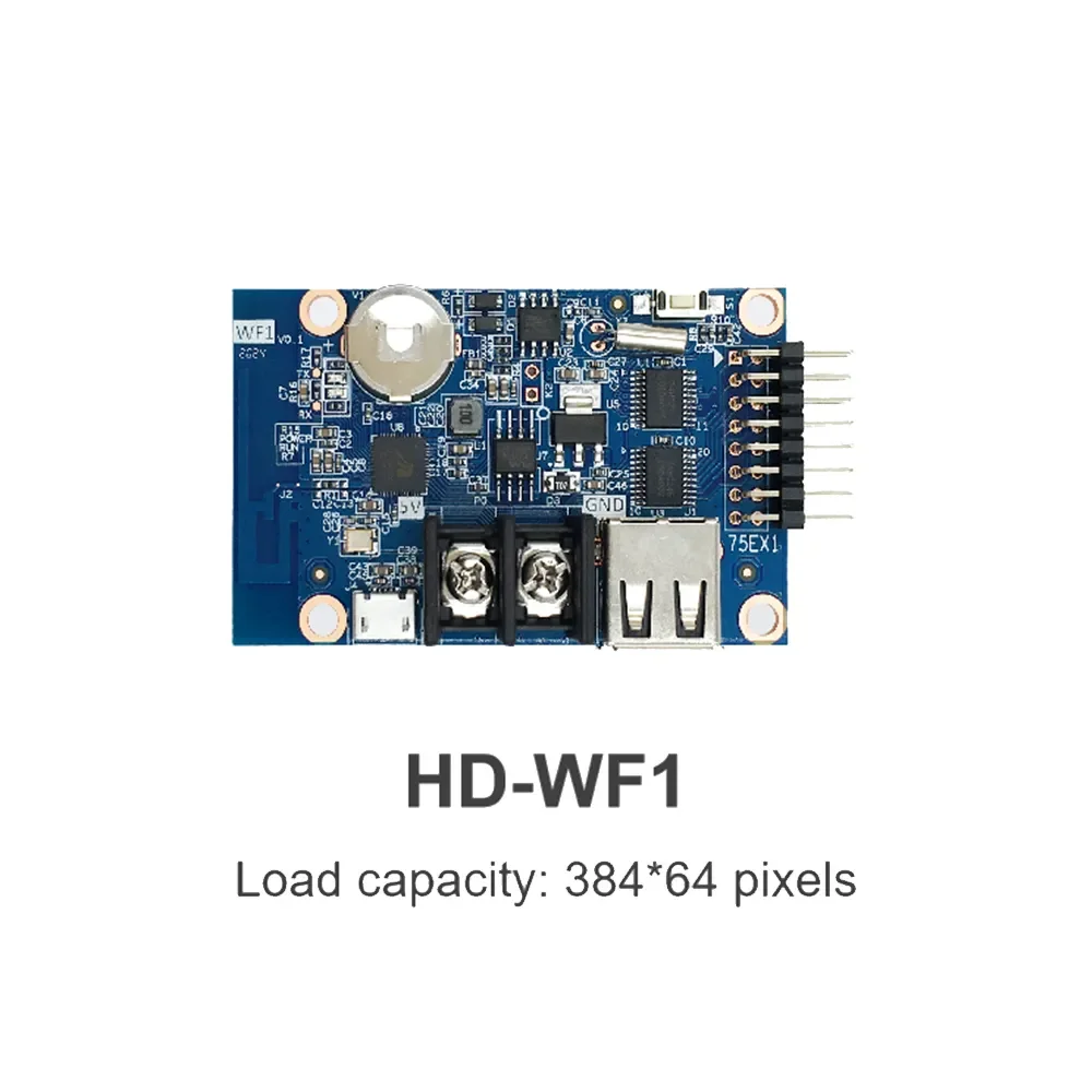 HD-WF1 RGB LED Screen Wi-Fi Controller  for door lintel store/signboard/Vehicle-mounted /led screens