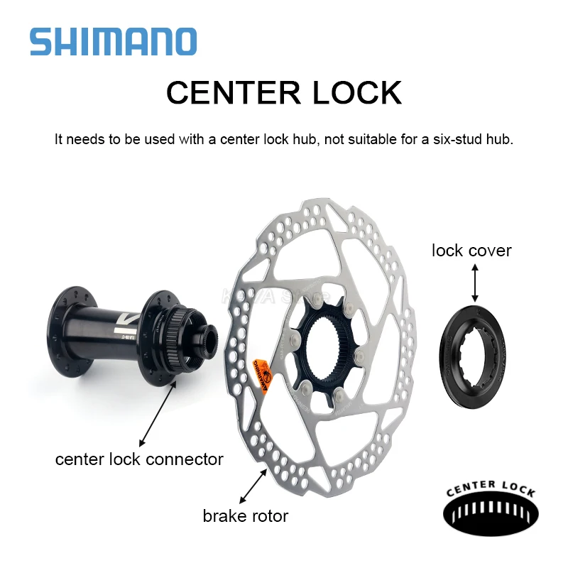 Shimano SLX Deore SM-RT76 RT66 RT64 RT54 Disc Brake Rotor 160mm 203mm 6 Bolts Discs Center Lock MTB Bicycle Rotors Mountain Bike