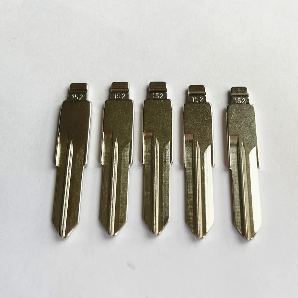 10pcs KD VVDI Xhorse Remote Uncut Flip Blank VAC102 #152 Key Blade For Renault Megan Dacia Clio Duster Replacement part