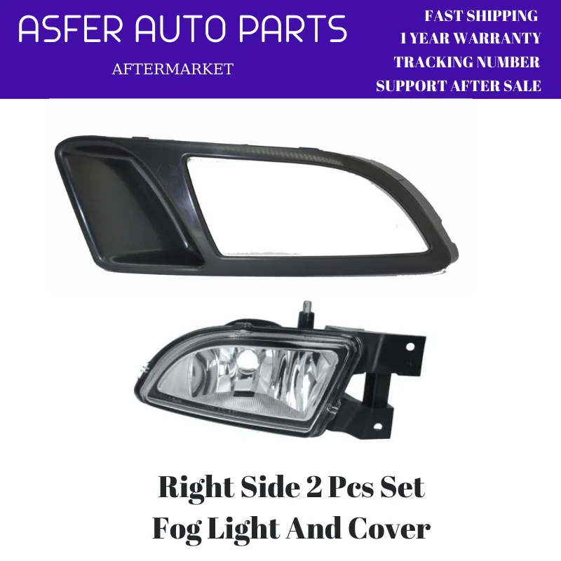 Front Bumper Fog Light and Cover For Fiat Bravo 2007-2014 Left Right Set 735441595 735441596 51775550 51827372