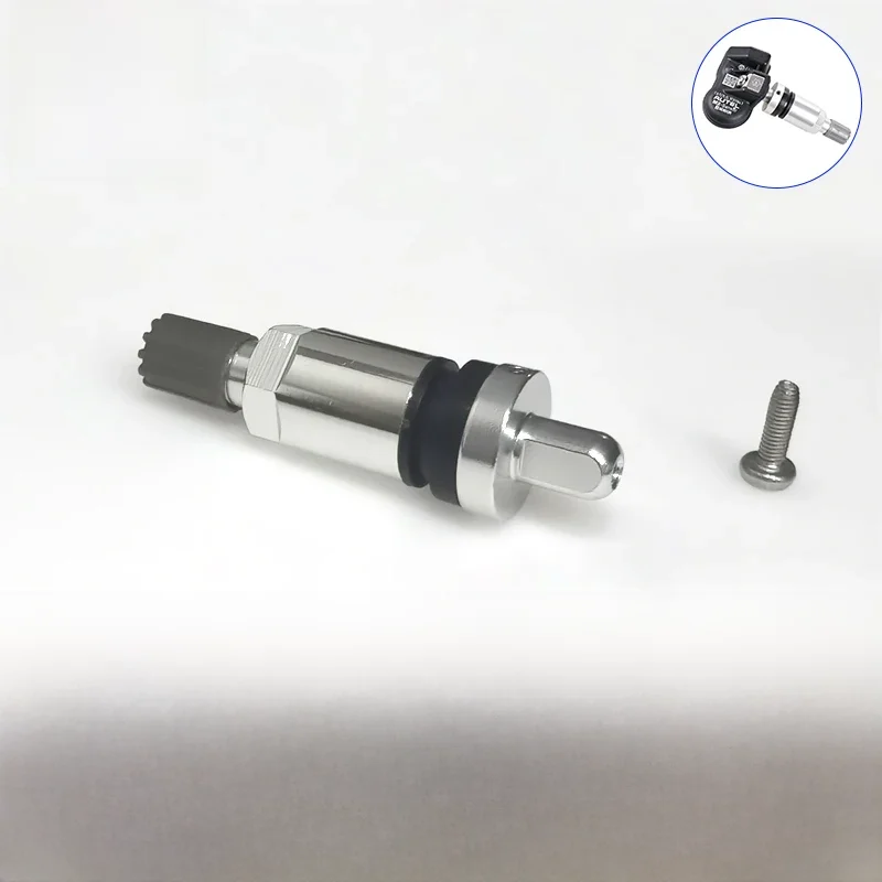 TPMS-06 zestaw trzonki zaworu czujnik ciśnienia w oponach metalowa guma do autela — zdjęcie 2