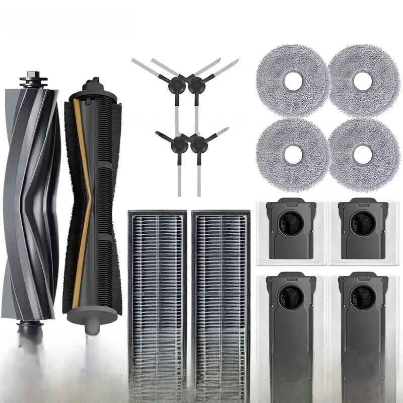 Dreame L10s Ultra Gen 2/L30s Ultra Robot aspirateur pièces de rechange brosses latérales principales tissus de vadrouille filtres HEPA sacs à poussière accessoires