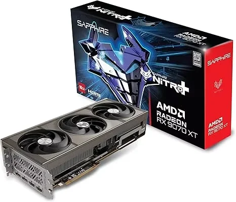 

Sapphire 11348-01-20G Nitro+ AMD Radeon ™ Игровая видеокарта RX 9070 XT OC с 16 ГБ GDDR6, AMD RDNA 4
