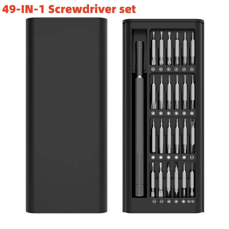 Jeu de tournevis professionnels 49 en 1, embouts magnétiques de précision pour téléphone, montre, bijoux, kit d'outils de réparation multifonctionnel