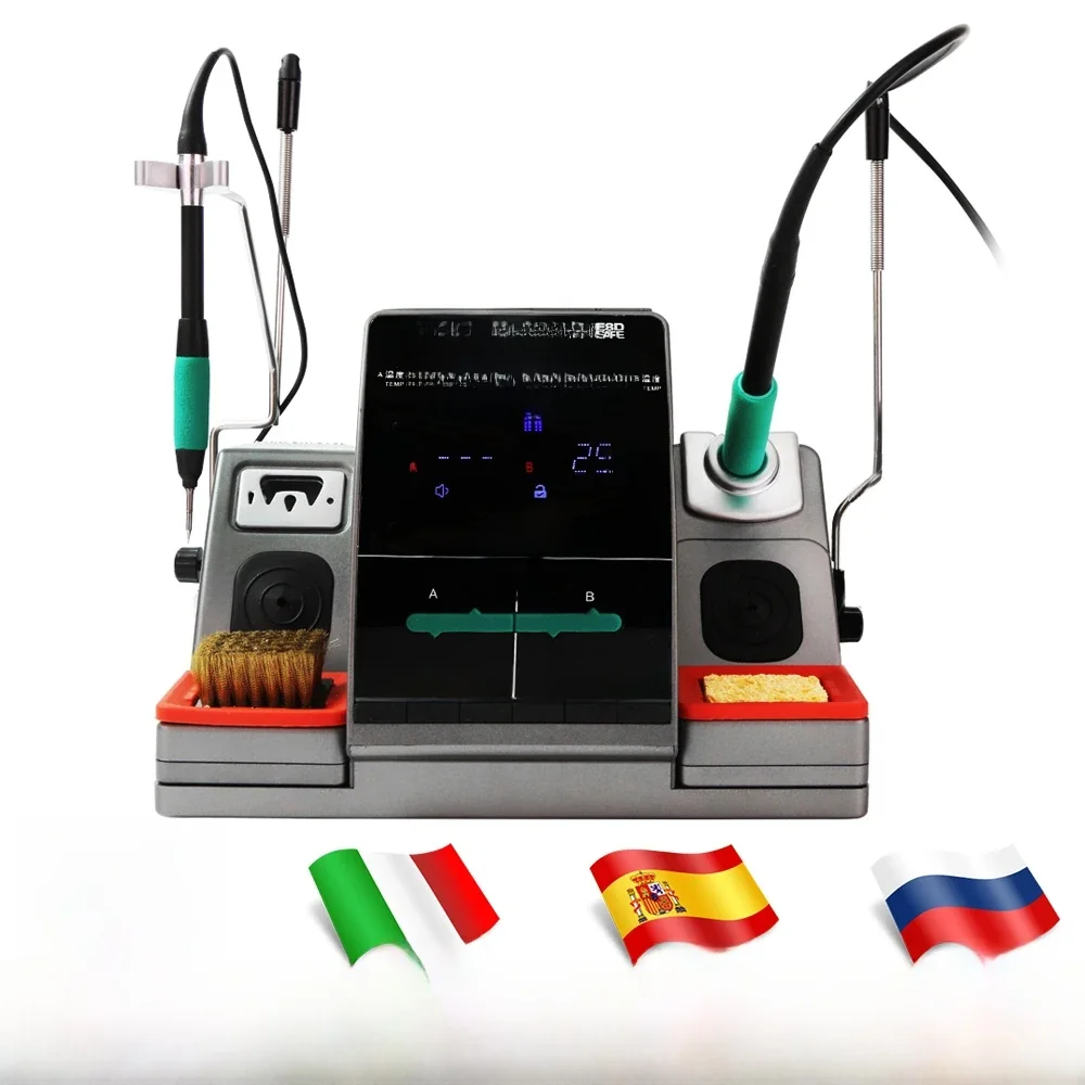 Station de soudage 2 en 1, affichage numérique LCD, Station de retouche, Kit de fer à souder Original C210 C115 pour SUGON T3602