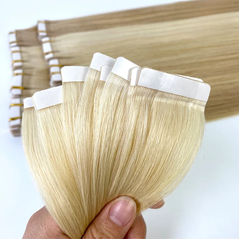 Jensfn hochwertiges Klebeband in Haar verlängerungen remy menschliches Haar 100% remy natürliche 16