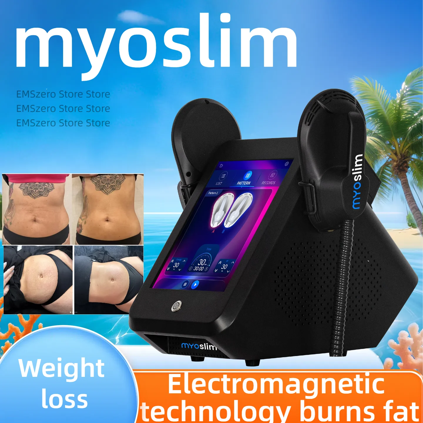 

EMSzero 6500 Вт Мощный массаж тела RF сжигание жира для мышц для похудения и похудения для салонной машины