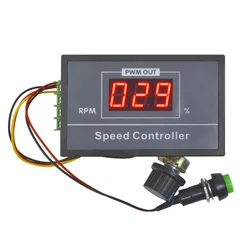 DC 6-60V 12V 24V 36V 48V 30A PWM DC Motor Speed Controller Regulator Motor Speed Controller with Start Stop Switch