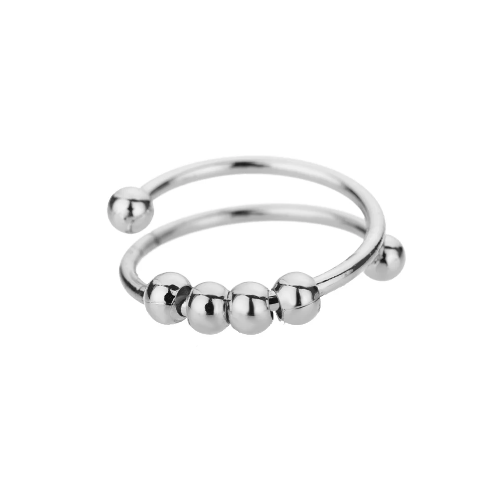 Klassische Twist Kette Offene Ringe Für Frauen Zirkon Edelstahl Geometrische Twist Gewickelt Paar Ring Hochzeit Ästhetischen Schmuck