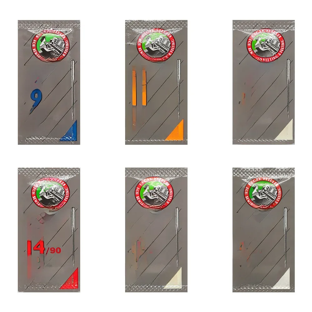 5 teile/paket von ORGEL Haushalt Nähmaschine Nadeln HAX1 Nähen Nadeln für SINGER BRUDER 9/65 11/75 12/80 14/90 Ect YJ388