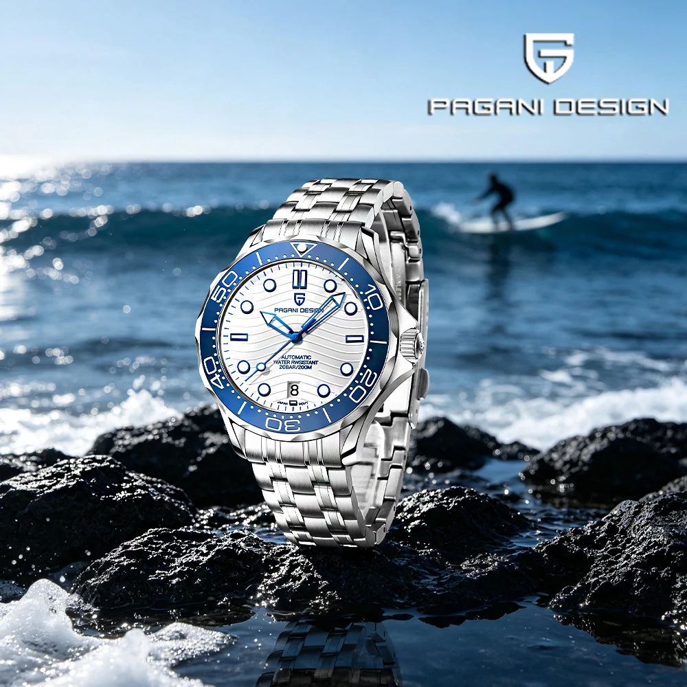 2026 Pagani Design Men's Watches Sports Fashion Men's Mechanical Watch Miyota8215 Automatic Watch 200M Waterproof Calendar Clock