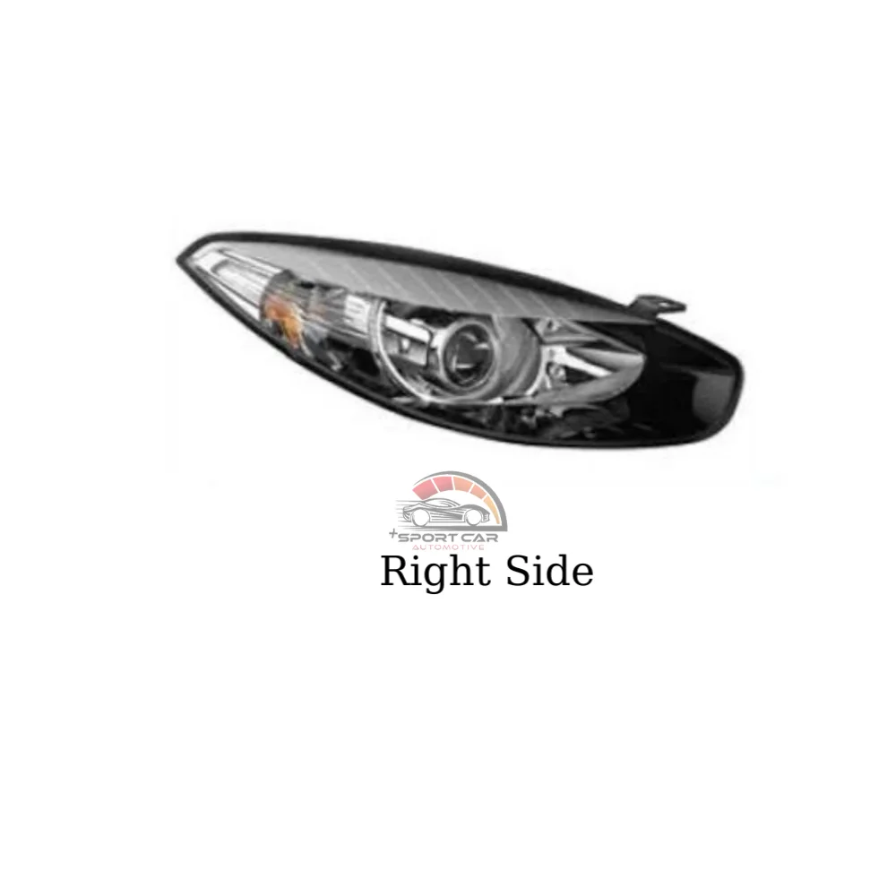 For Headlight with black and chrome frame Renault Fluence New Edition 2014-2017 left and right 260600738R 260101331R