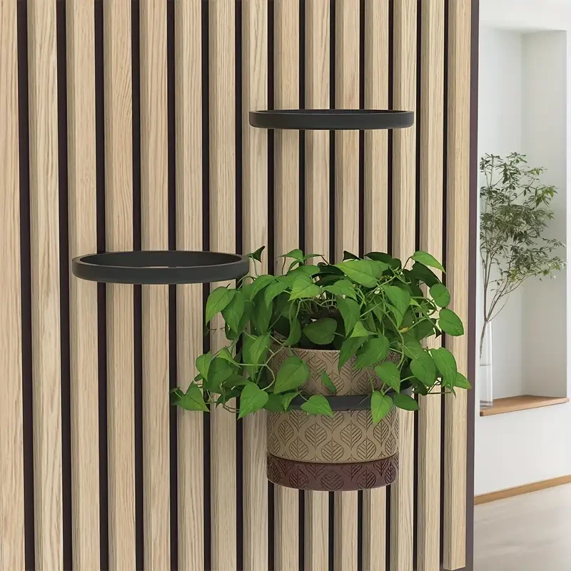 Two black sound insulation boards - plant rings for 1.5 cm wall and ceiling gaps, rust-proof and drill-free installation