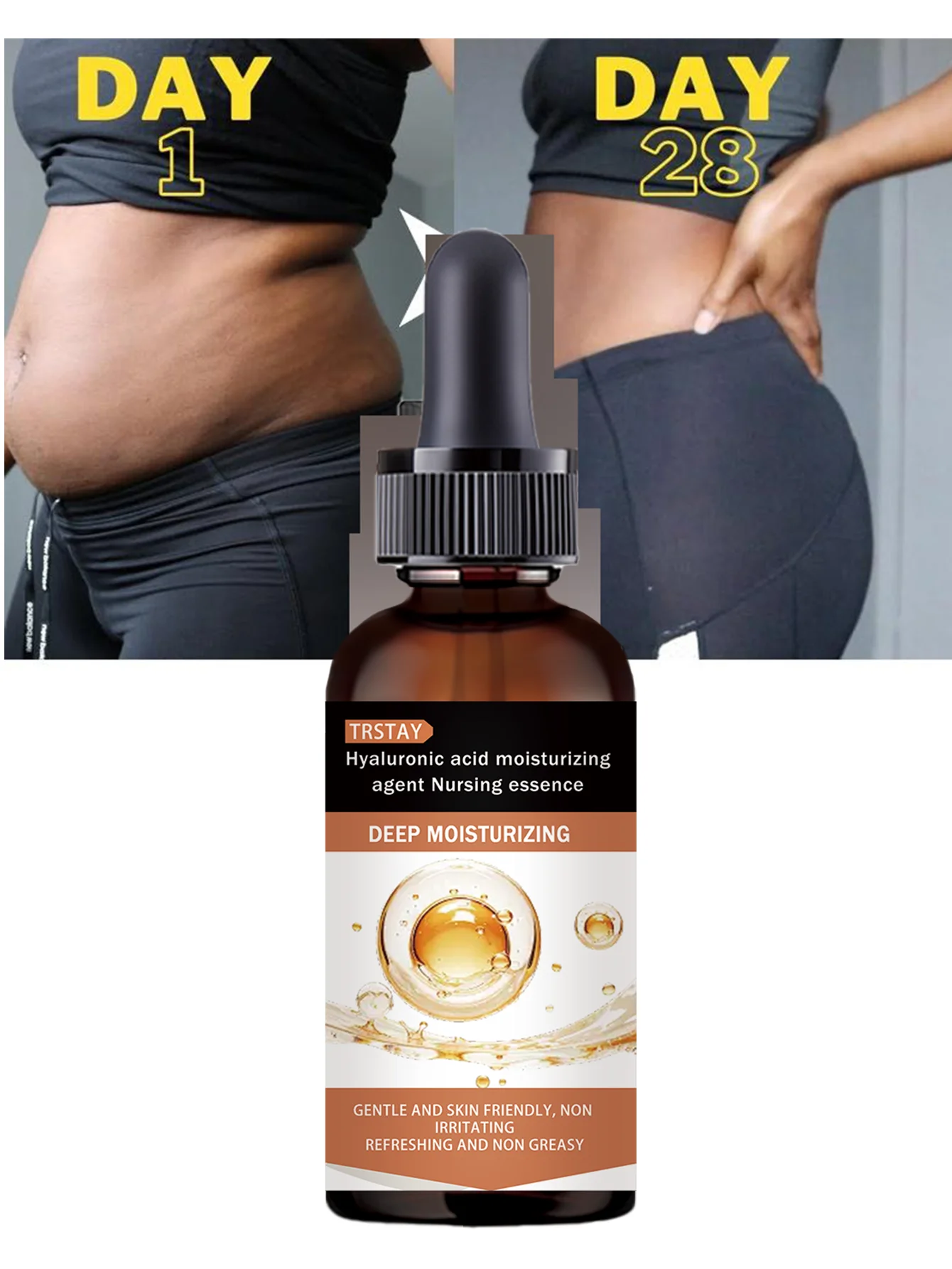 Moisturizing Hydrating Fragrance Free Essential Oil for Body Lightening Tightening Lifting Perfect for Weight Management and Ski - Image 6