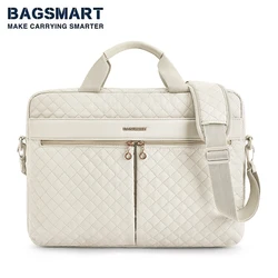 BAGSMART 15.6/17.3'' Laptop bags for woman Briefcase office Shoulder HandBag Office Travel Business Computer Bag Notebook pouch