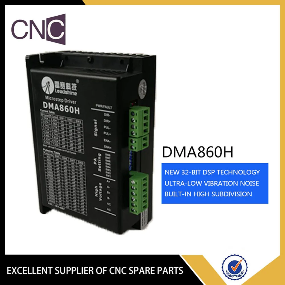 

Leadshine Stepper 2Phase Step Motor Driver DMA860H Input Voltage 10-30V DC Current 0.5-3.5A Automation machine Use