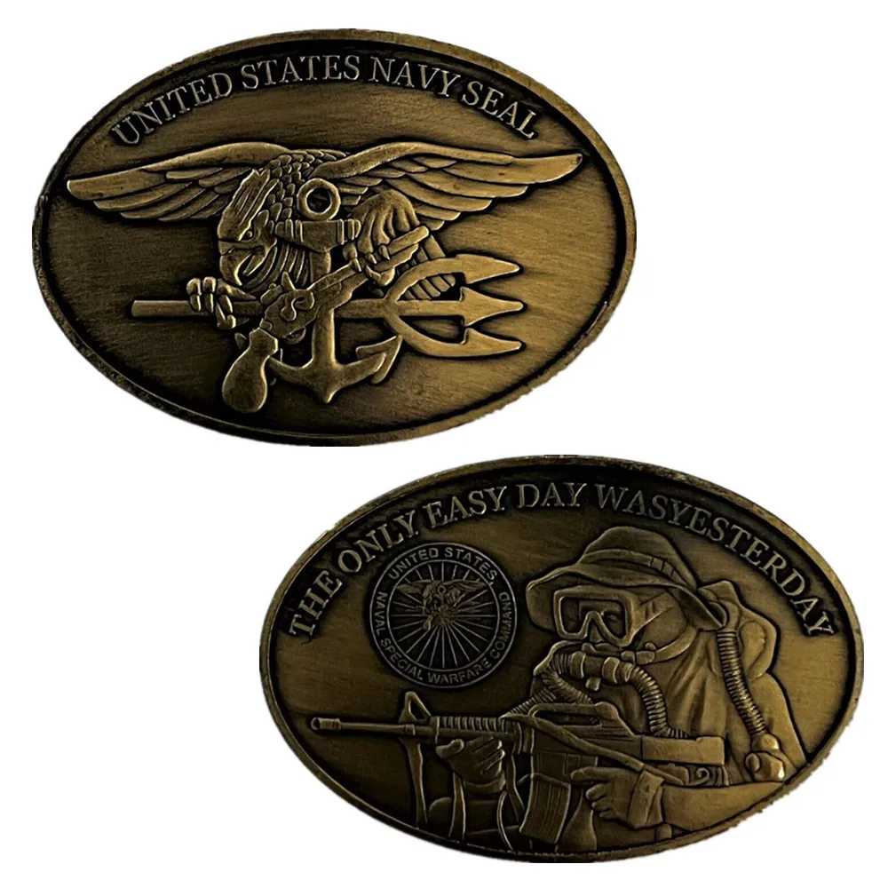 US Navy SEAL Navl Special Warfare Command Challenge Coin