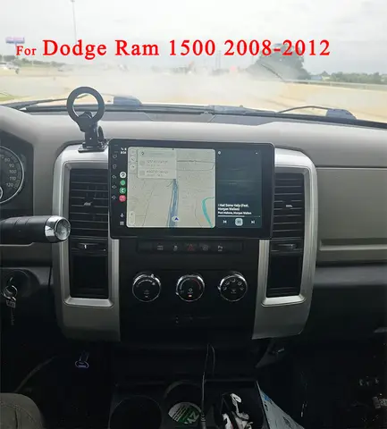 8 코어 8G + 128G Carplay 자동 자동차 라디오 오디오 스테레오 테이프 HU 헤드 유닛 Dodge Ram 1500 2008-2012 GPS DVD 자동차 지능형 시스템