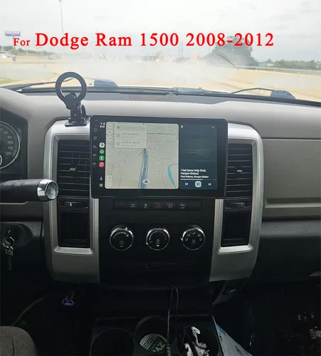 8 núcleos 8G + 128G Carplay Auto Radio Audio estéreo cinta HU unidad principal para Dodge Ram 1500 2008-2012 GPS DVD sistemas inteligentes de coche