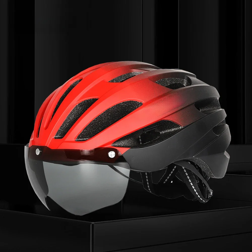 AliExpress ThinkRider Cycling Helmet Man Women LED Light Helmet Road Mountain Bike Helmet Lens For Riding Bicycle Sports Skateboard Scooter