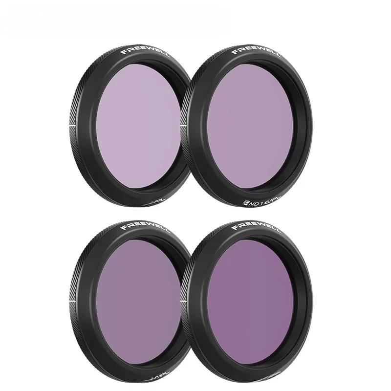 Zestaw filtrów Freewell ND/PL do aparatów DJI Osmo Action 5 Pro/Action 4/Action 3 Filtr 4 Pack ND8PL ND16PL ND32PL ND64PL Akcesoria — zdjęcie produktu 6