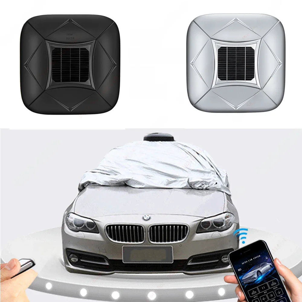 Automatische Auto Cover Solor Energie Full-Automatische Auto Cover Met Intelligente Afstandsbediening Snel En Handig Zonnescherm Cover - afbeelding 2