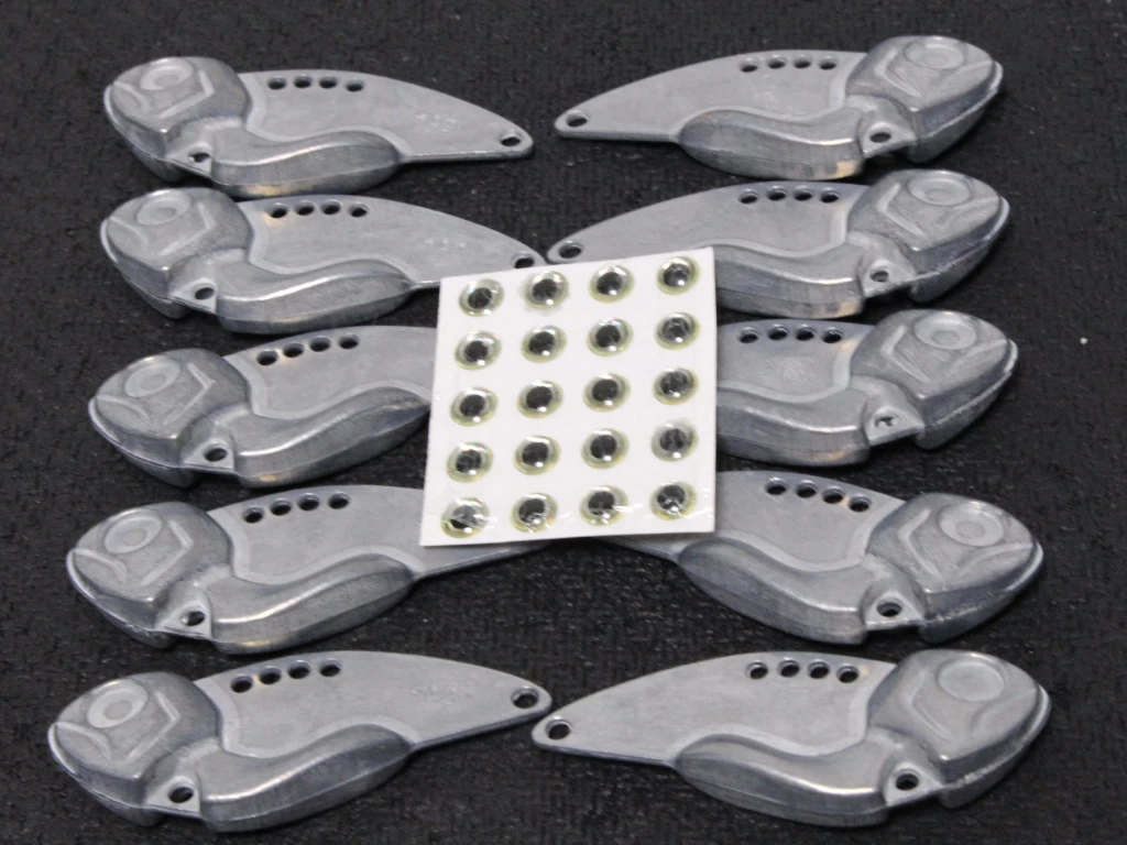 WLure BL7P10 Señuelo VIB metálico sin pintar para jigging - imagen 3