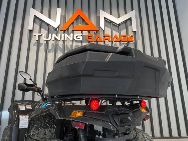 110L Secure Latch Black ATV Trunk Top box Durable Front Storage Luggage Top box Case New For ATVs High Quality With Lock System