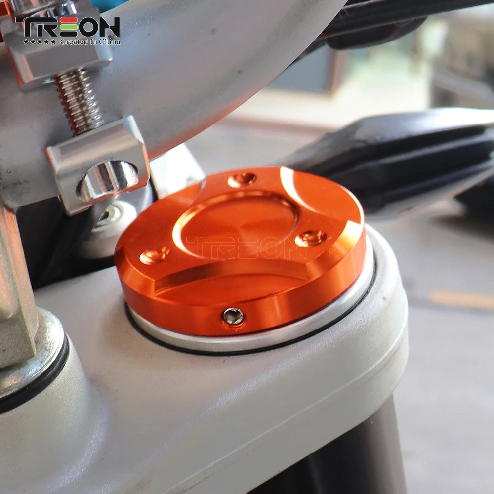 ممتص صدمات أمامي باستخدام الحاسب الآلي ، غطاء تعليق زخرفي لشوكة KTM Duke من أجل إكسسوارات الدراجات النارية #6