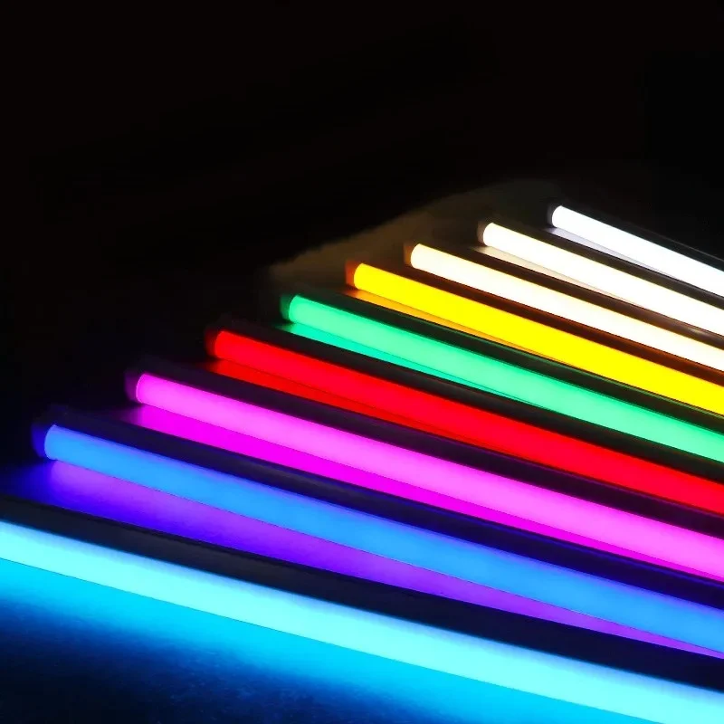 Tube lumineux LED intégré T8/T5, AC85V-265V 2835 SMD 300mm 600mm, Tube LED Fluorescent, Ampoule Lampara, lampe LED blanc chaud/froid