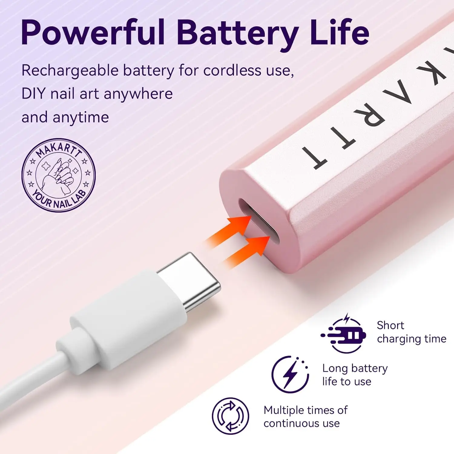 ضوء الأشعة فوق البنفسجية المحمول للأظافر الجل - مصباح أظافر LED صغير محمول بالأشعة فوق البنفسجية Lumière مجفف أظافر سريع الجفاف لعلاج طلاء الأظافر