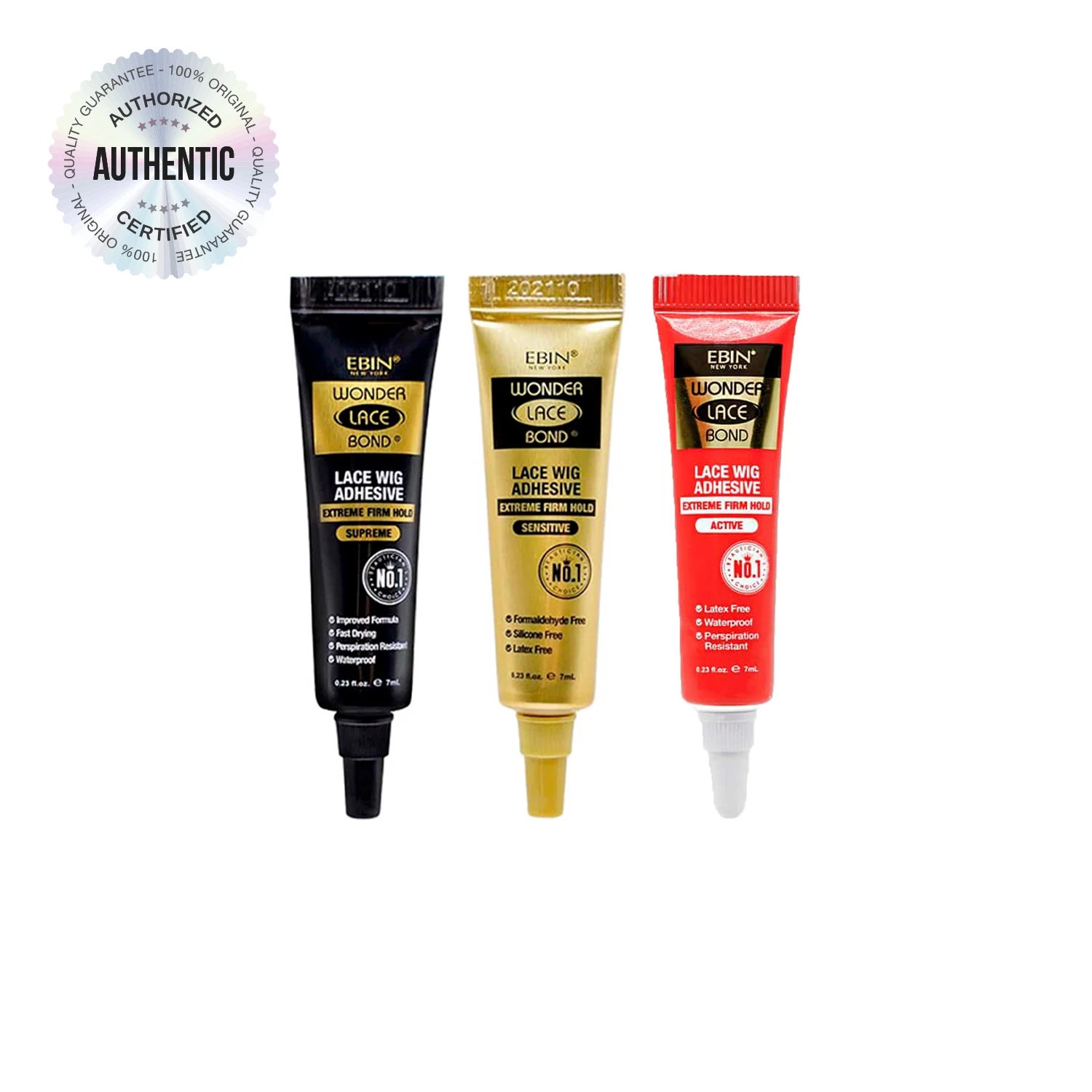 أنبوب ربط دانتيل عجيب من Ebin في نيويورك ، قبضة قوية ، حجم صغير ، مثالي للسفر ، لمس سريع ، أونصة ، 7