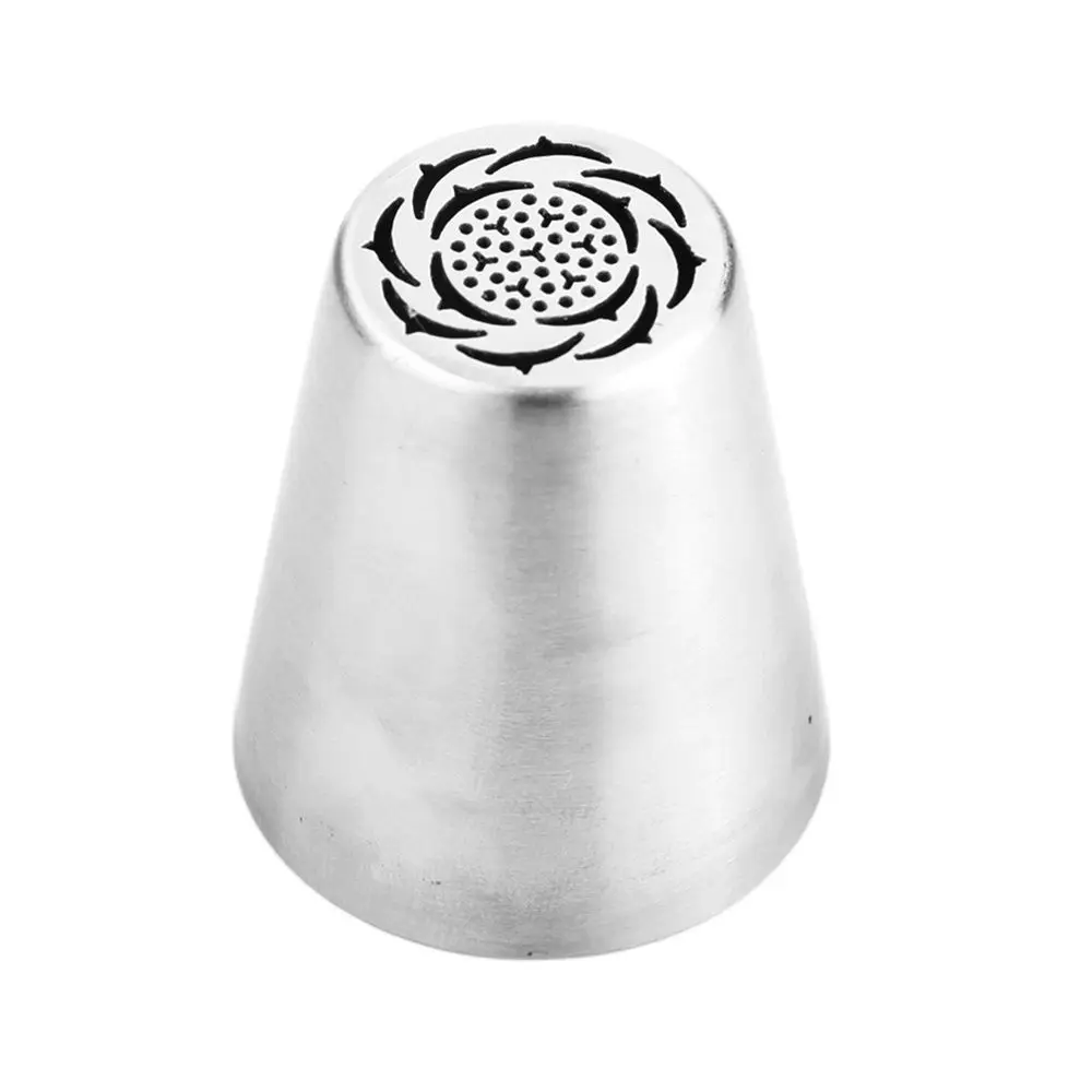 Stainless Steel 18/8  Russian Flower Piping Nozzle Cakes Cupcakes Decorating Icing Frosting Tips#BNO54