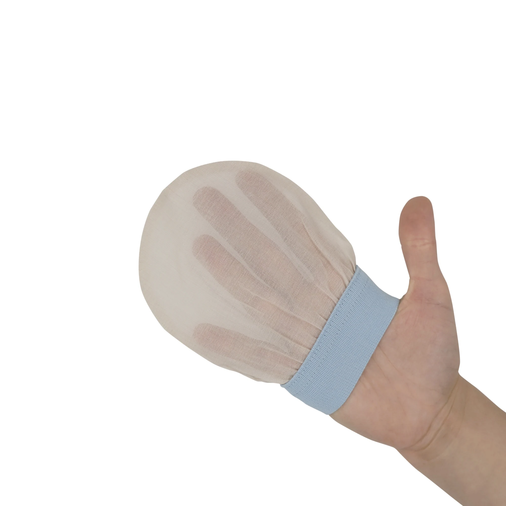 Guantes exfoliantes para exfoliación facial, manopla de seda de capullo turco crudo al 100%, para eliminación de piel muerta, accesorios de baño de espuma