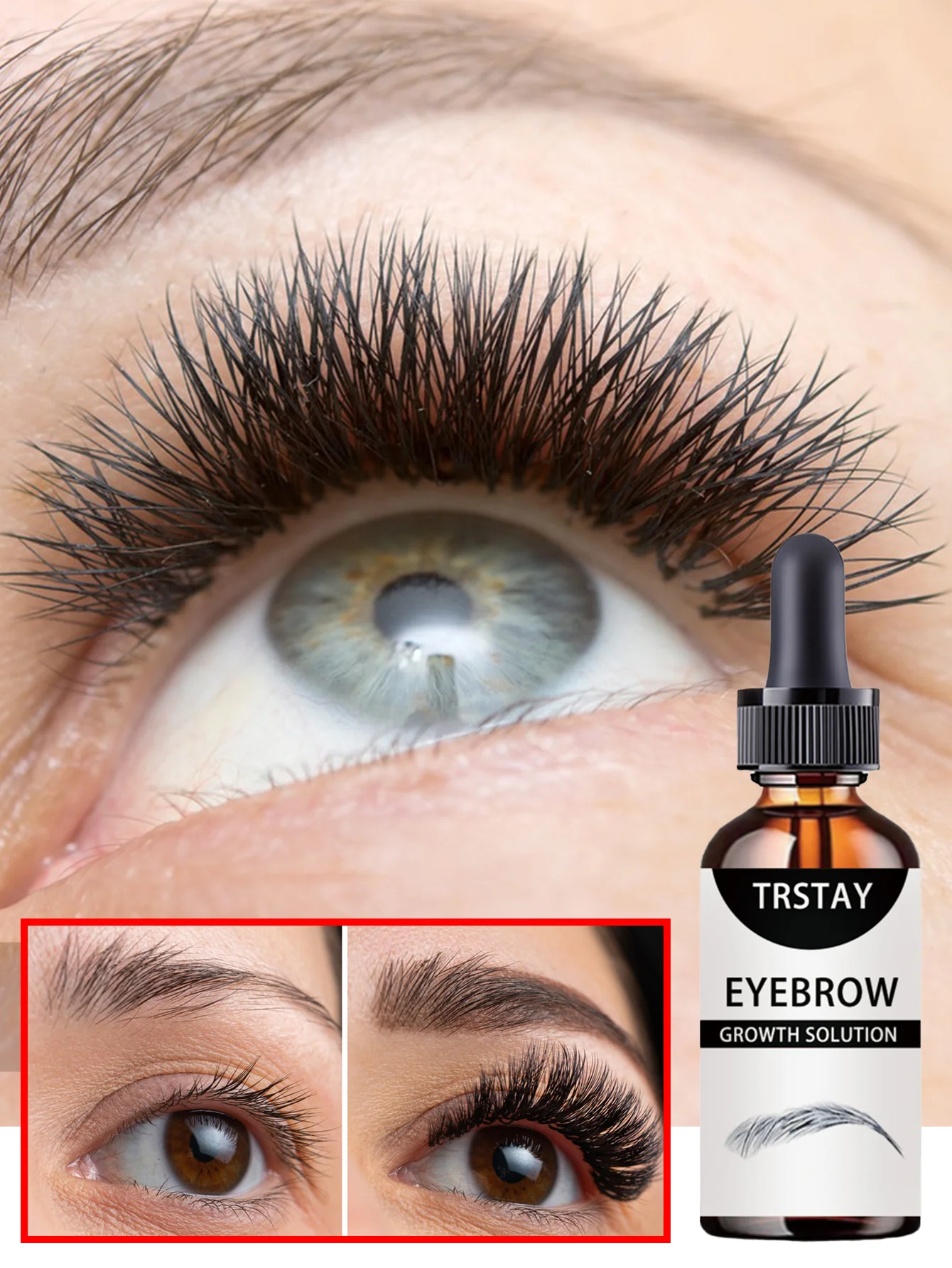 Moisturizing Eyelash Essence for Natural Dense Lashes Hydrating Formula with Multiple Sizes to Choose From for Enhanced Lash Bea