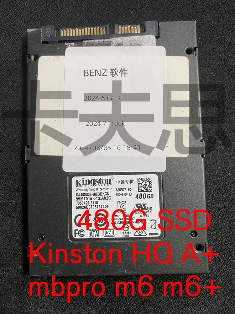 480 SSD Kinston Brand HQ A+++ Cars Trucks Buses Van full software ,2 System total 2024 07 Truck 2024 6 Cars All Licensed Actiave