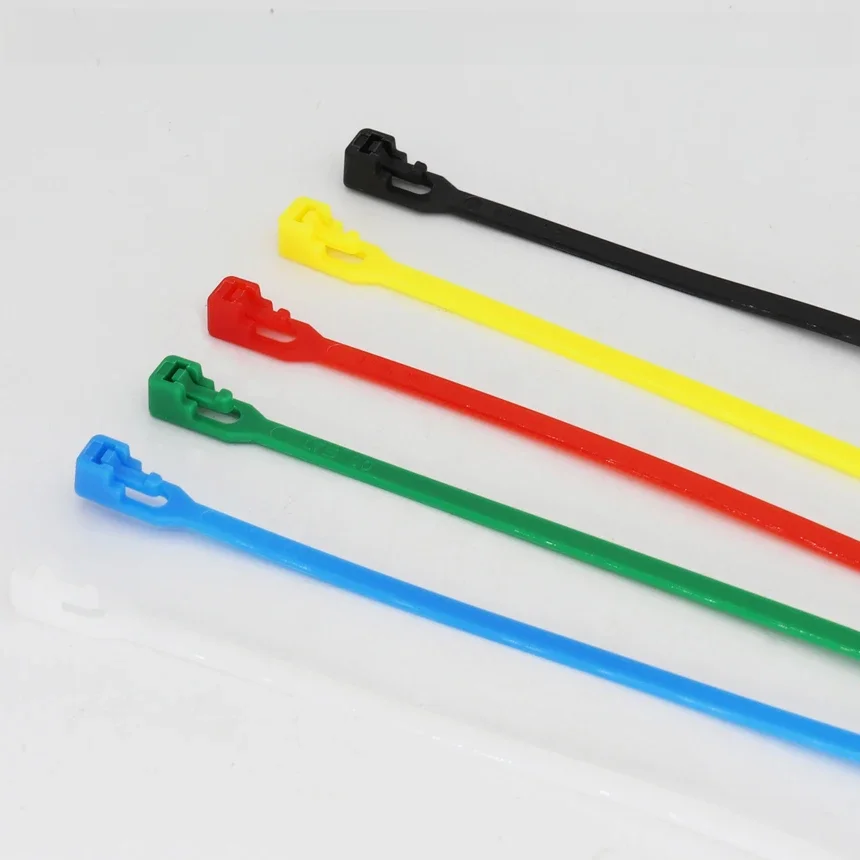 8*150/200/250/300/350/400/450/500/600 7,5mm Breite Nylon Kunststoff Reiß verschluss lösbare Riemen